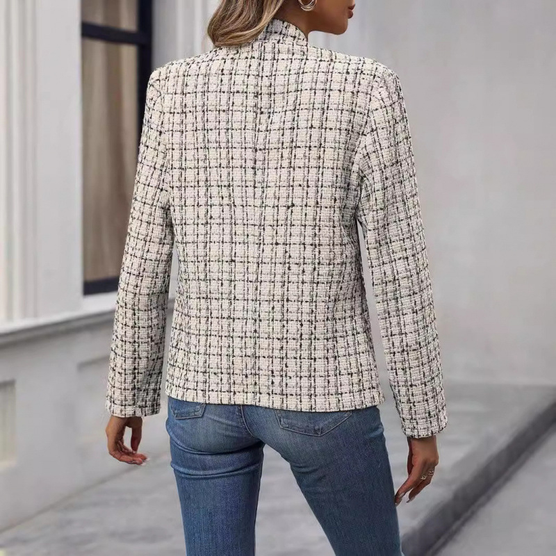 2024. aasta sügisene Amazoni Euroopa ja Ameerika väliskaubanduse piiriülene naiste kardigan, õhuke jope, temperamentne väike ülikonnajope naistele