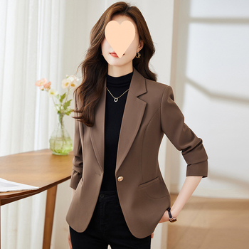 Naiste 2025. aasta kevad- ja sügisene uus moodne tipptasemel vabaaja ülikond jakk, väike Korea stiilis ülikond jakk