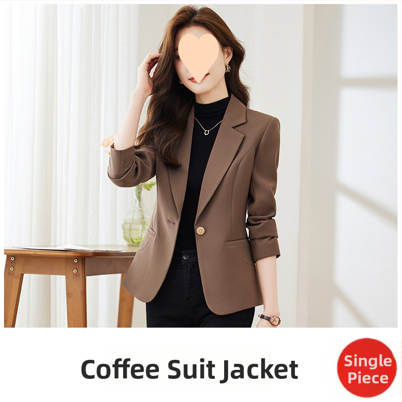 Naiste 2025. aasta kevad- ja sügisene uus moodne tipptasemel vabaaja ülikond jakk, väike Korea stiilis ülikond jakk