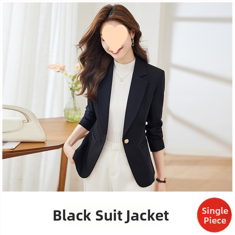 Naiste 2025. aasta kevad- ja sügisene uus moodne tipptasemel vabaaja ülikond jakk, väike Korea stiilis ülikond jakk