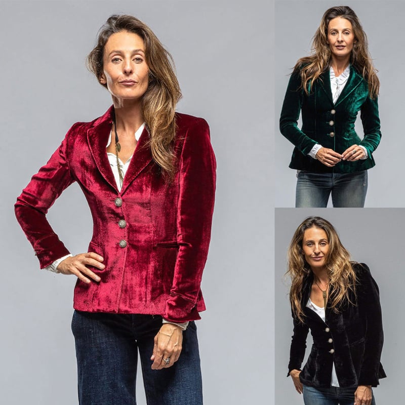 Costum elegant din catifea aurie, transfrontalier, all-match, elegant, pentru femei, jachetă, europeană și americană, retro, cu buzunar nou, mânecă lungă, îmbrăcăminte exterioară, top