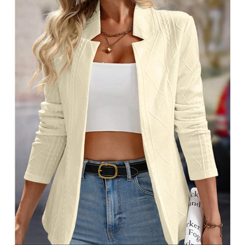 Costum elegant tridimensional subțire pentru femei, primăvara și toamna 2024, nou, Amazon Europa și Statele Unite, modă transfrontalieră, model mic