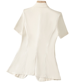 Tehase otsemüük suvine uus roosa lühikeste varrukatega temperamentne õhuke väike jope naistele