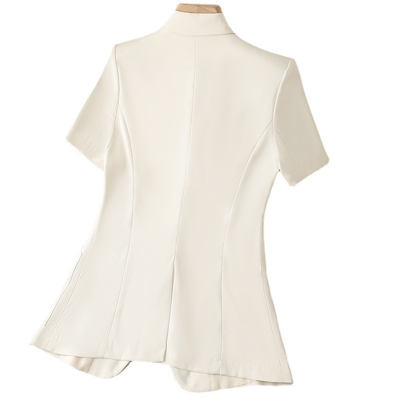 Tehase otsemüük suvine uus roosa lühikeste varrukatega temperamentne õhuke väike jope naistele