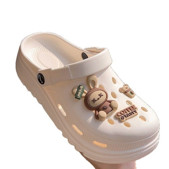 2025 нетни червени експлозии външна търговия EVA градински дамски обувки модни сандали с двойна употреба Baotou дамски чехли производители на едро