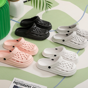 Piiriülesed auguga kingad isetehtud unisex 2025 suvised libisemisvastased varvastekaitsega rannasandaalid hulgimüügist EVA sandaalid