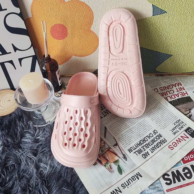 Piiriülesed auguga kingad isetehtud unisex 2025 suvised libisemisvastased varvastekaitsega rannasandaalid hulgimüügist EVA sandaalid