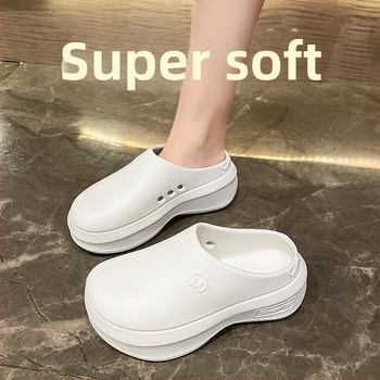 2024. aasta uued platvormkõrge kontsaga sandaalid naistele suvised pealisrõivaste kõrgust suurendavad EVA poolsussid spordisandaalid piiriülene internetikuulsus