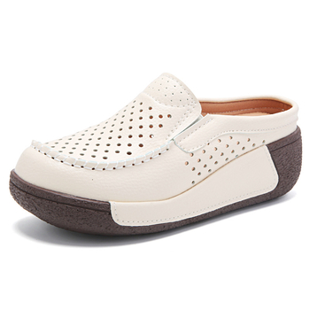 Sandale de vară pentru femei, confortabile, cu platformă, cu platformă, pufoase, până la jumătate, pentru vară 2024, noi