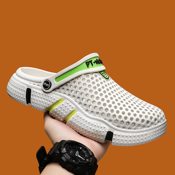 Ανδρικά παπούτσια, μοντέρνα καλοκαιρινά, αναπνεύσιμα, αντιολισθητικά παντόφλες Baotou, ανδρικά ρούχα, casual, διπλής χρήσης, σανδάλια παραλίας