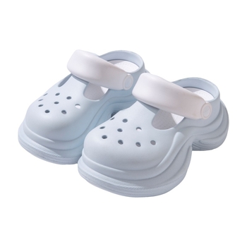 Moteriški platforminiai urviniai bateliai viršutiniams drabužiams Maži, ūgį didinantys paplūdimio bateliai pajūriui Moteriškos vasarinės šlepetės su stūmimo ir baotou pojūčiu