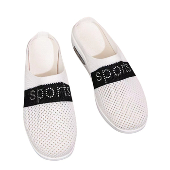 Letné nové zahraničné obchodné papuče s uzavretou špičkou, sieťované, na platforme, plus size, dámske európske a americké športové papuče, topánky pre mamičky