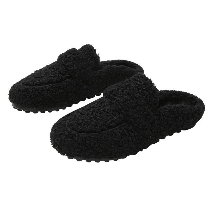 Mao Mao kingad naiste talvised pealisrõivad poolsussid väikese suurusega baotou puuvillased kingad kontori puuvillased sussid paksu põhjaga suured naiste kingad 41-43