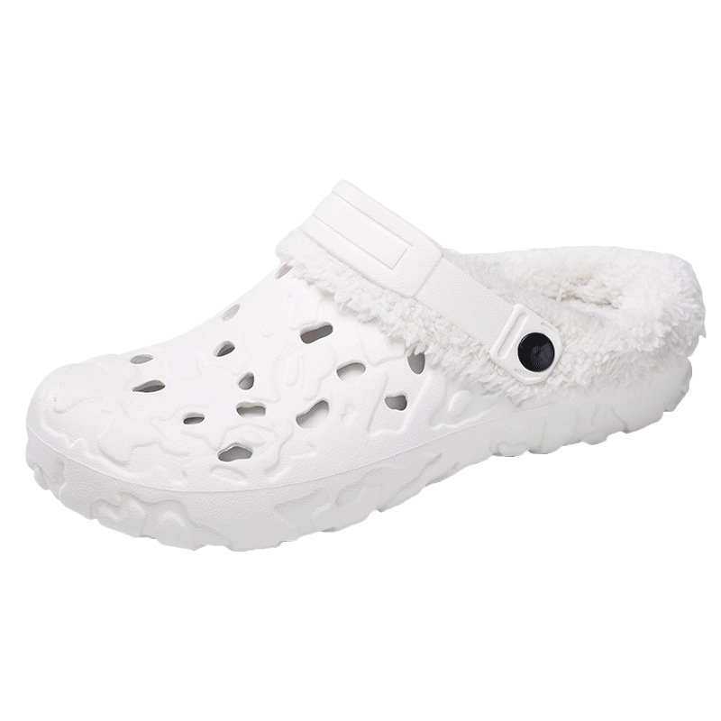 Pantofi cu toc pentru cupluri, mărimi mari, cu căptușeală din fleece, 2024, pantofi noi de iarnă din bumbac cald, pantofi cu toc, în stoc en-gros