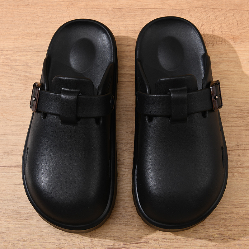 2024 Nové sandále s hrubou podrážkou na vysokom podpätku, vrchné oblečenie, študentské topánky, cezhraničné papuče, dámske papuče s baotou a papuče na platforme