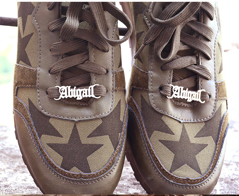 Vardinė batų sagtis, pankroko, parkūro, hiphopo, individuali vardinė batų sagtis, aksesuarai, fabriko mados dovanos, tarpvalstybinis išpardavimas