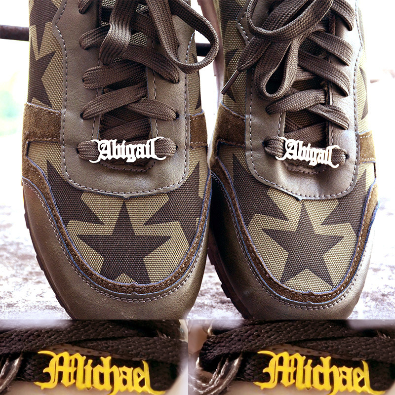 Vardinė batų sagtis, pankroko, parkūro, hiphopo, individuali vardinė batų sagtis, aksesuarai, fabriko mados dovanos, tarpvalstybinis išpardavimas