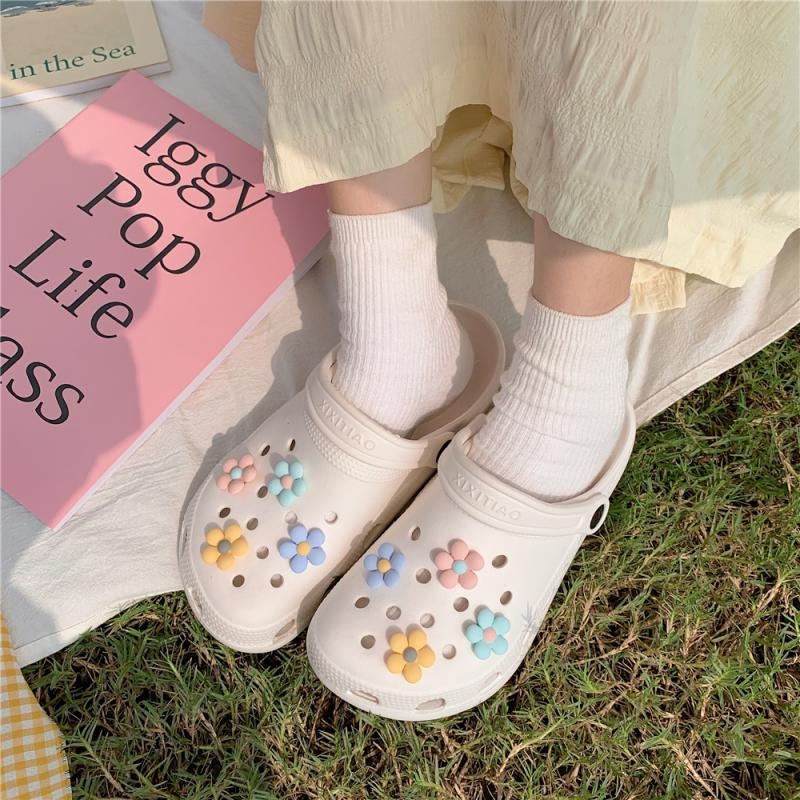 Sandale și papuci de plajă pentru femei, stil de vară, cu fund gros, la modă, drăguț, cu inimă, pentru student, cu fund gros, cibernetic, celebritate, stil de vacanță