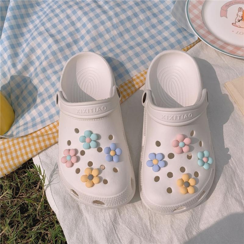 Sandale și papuci de plajă pentru femei, stil de vară, cu fund gros, la modă, drăguț, cu inimă, pentru student, cu fund gros, cibernetic, celebritate, stil de vacanță