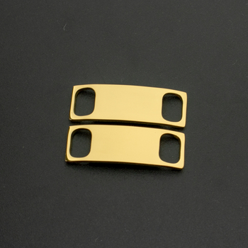 [Daugybė dėmių] Nerūdijančio plieno batų sagties ruošinys gali būti išgraviruotas, su pavadinimais, 18K tikro aukso batų sagtis, išskirtinė tarpvalstybinė