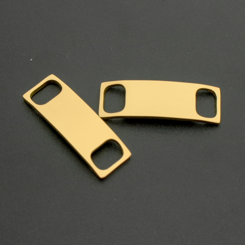 [Daugybė dėmių] Nerūdijančio plieno batų sagties ruošinys gali būti išgraviruotas, su pavadinimais, 18K tikro aukso batų sagtis, išskirtinė tarpvalstybinė