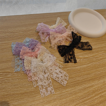 Pietų Korėjos rytų vartų nauji mergaitiški nėriniuoti kaspino baleto stiliaus bateliai su gėlėmis, aukštos kokybės, švelnūs treniruočių bateliai su dekoratyvinėmis gėlėmis