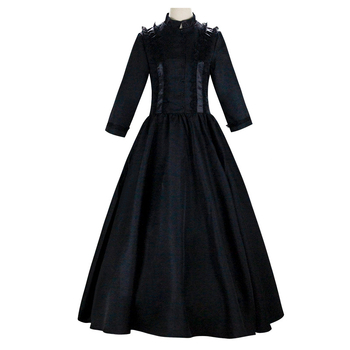 Gooti viktoriaanlik daamide kostüüm kuninganna maskeraadinäituse kleit Halloweeni kostüüm