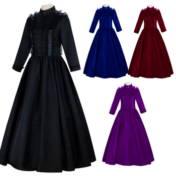 Gooti viktoriaanlik daamide kostüüm kuninganna maskeraadinäituse kleit Halloweeni kostüüm