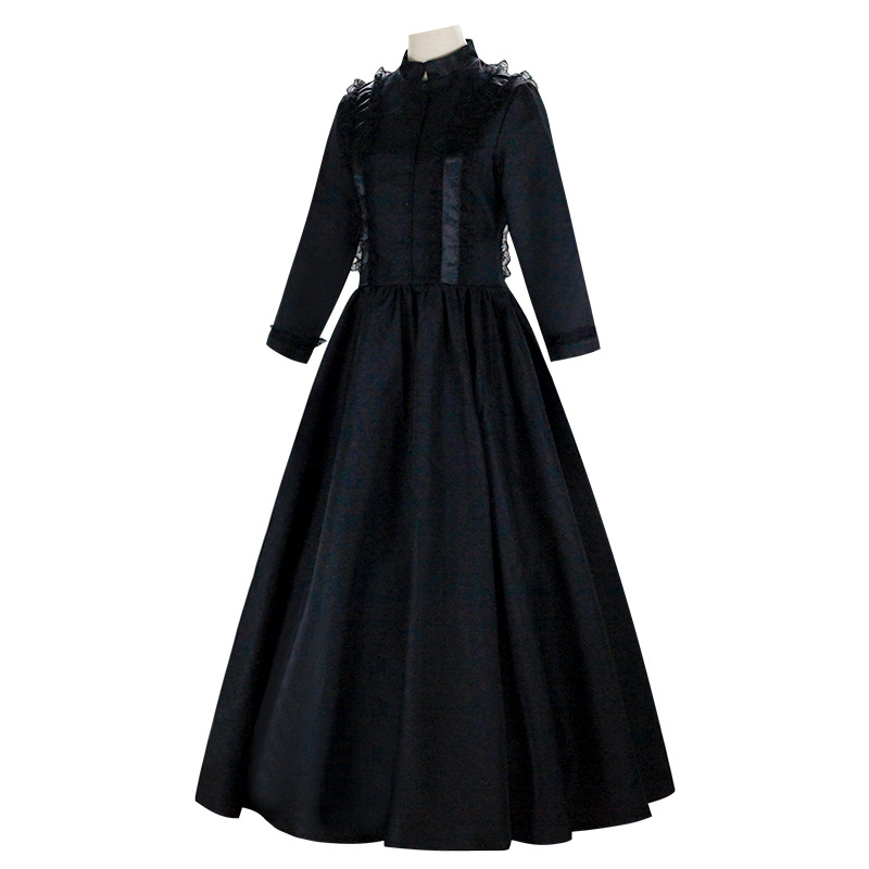 Gooti viktoriaanlik daamide kostüüm kuninganna maskeraadinäituse kleit Halloweeni kostüüm