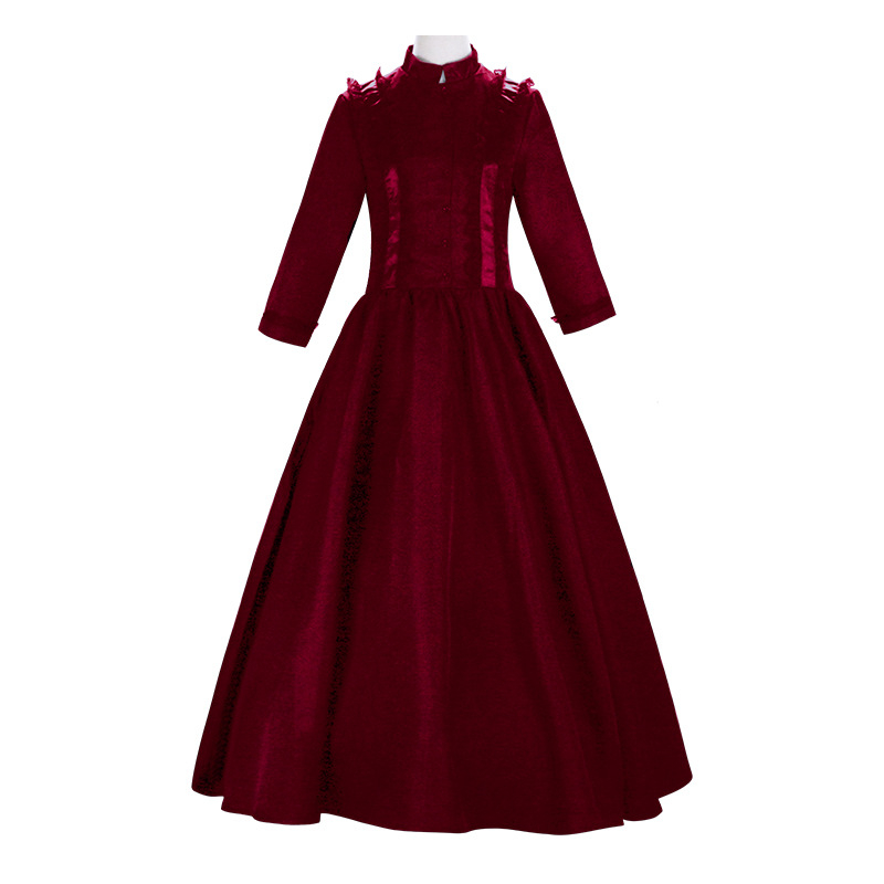 Gooti viktoriaanlik daamide kostüüm kuninganna maskeraadinäituse kleit Halloweeni kostüüm