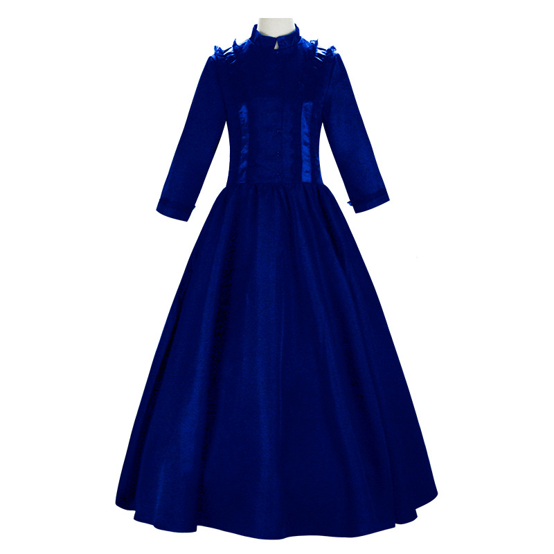 Gooti viktoriaanlik daamide kostüüm kuninganna maskeraadinäituse kleit Halloweeni kostüüm