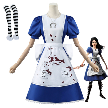 Väliskaubandus piiriülene USA telesari Alice hull tagasitulek cos riided Alice Alice teenijanna kohturiietus cosplay