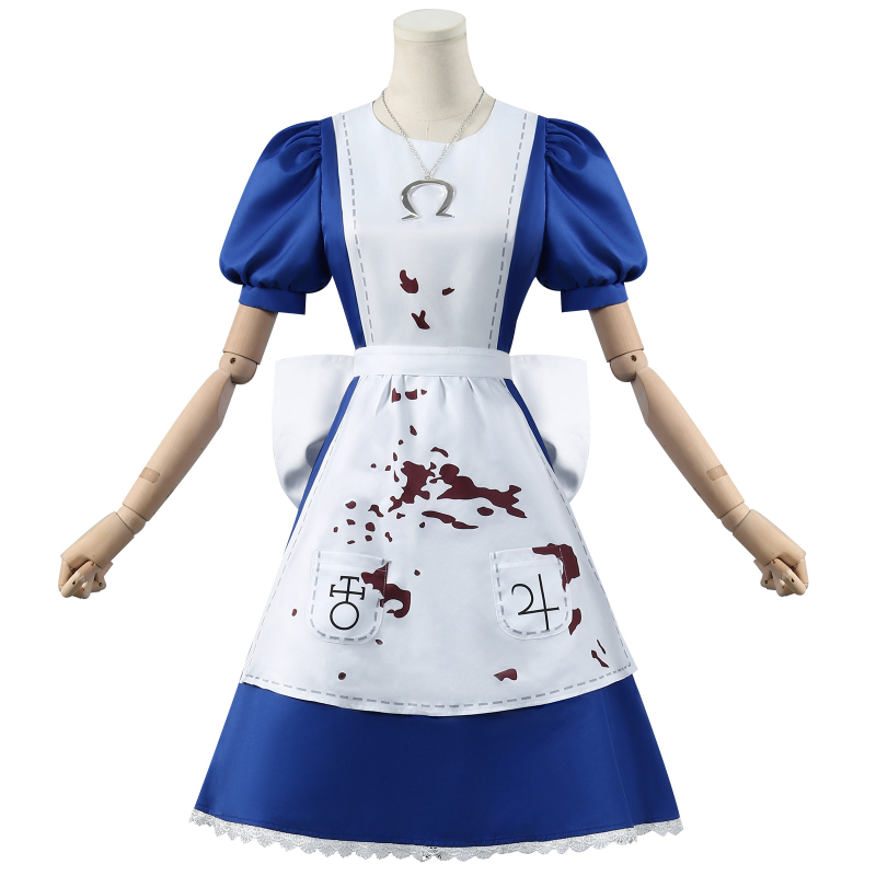 Väliskaubandus piiriülene USA telesari Alice hull tagasitulek cos riided Alice Alice teenijanna kohturiietus cosplay