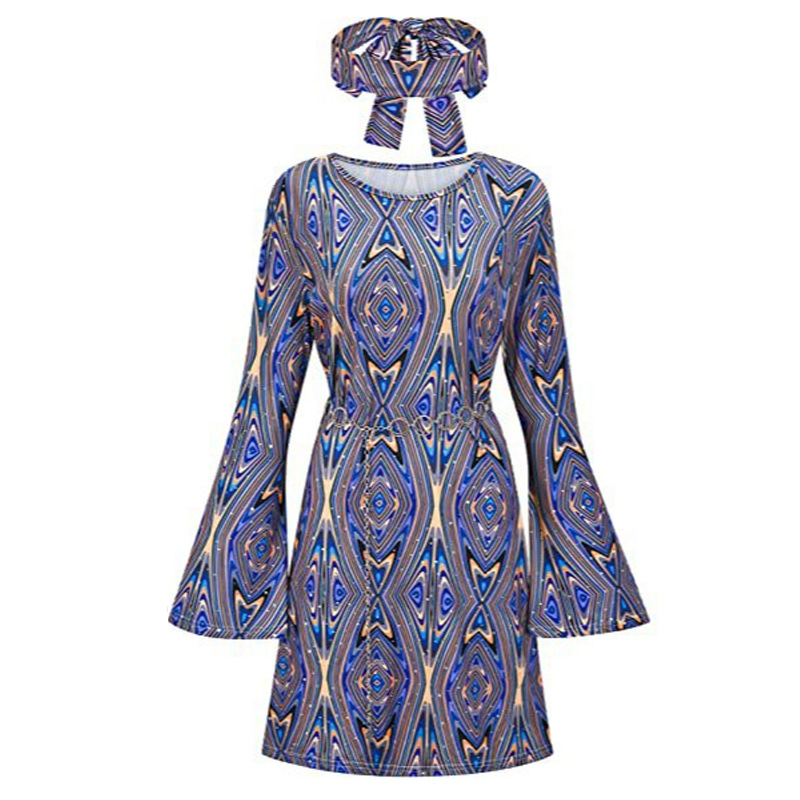 Amazoni retro 70ndate halloweeni hipi hipi kostüüm ööklubi baaripeo lavaesinemise kostüüm