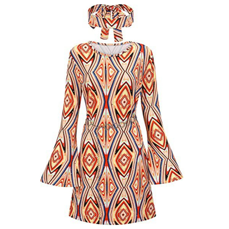 Amazoni retro 70ndate halloweeni hipi hipi kostüüm ööklubi baaripeo lavaesinemise kostüüm