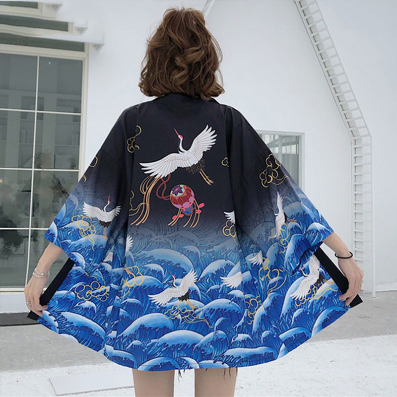 Suvine hiina stiilis päikesekaitsekreemi rõivas tudengi tang-ülikond kirjandusstiilis täiustatud kimono paarirõivaste kardigan õhuke mantel trendikas