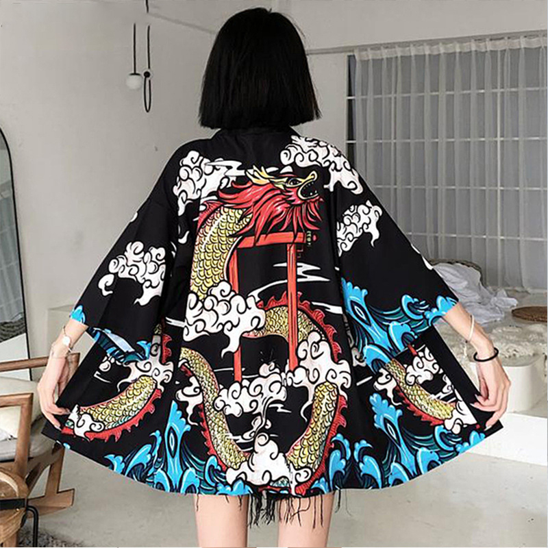 Suvine hiina stiilis päikesekaitsekreemi rõivas tudengi tang-ülikond kirjandusstiilis täiustatud kimono paarirõivaste kardigan õhuke mantel trendikas