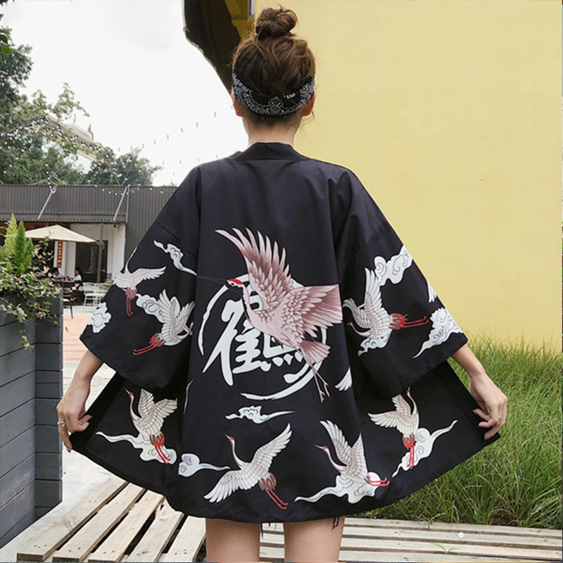 Suvine hiina stiilis päikesekaitsekreemi rõivas tudengi tang-ülikond kirjandusstiilis täiustatud kimono paarirõivaste kardigan õhuke mantel trendikas