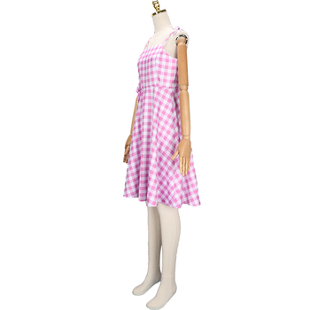 2023. aasta filmi Barbie kostüüm päriselus, kleit-sukad, Cosplay Halloweeni rollimäng