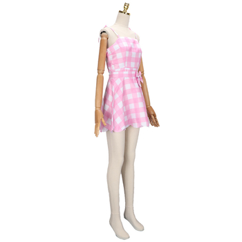 2023. aasta filmi Barbie kostüüm päriselus, kleit-sukad, Cosplay Halloweeni rollimäng