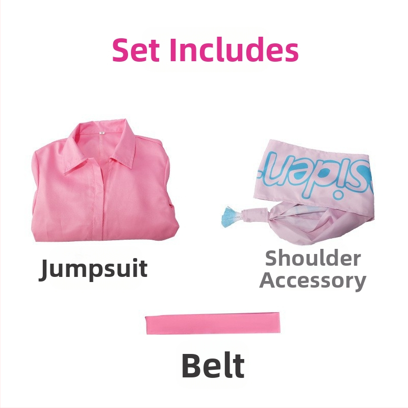 2023. aasta filmi Barbie kostüüm päriselus, kleit-sukad, Cosplay Halloweeni rollimäng