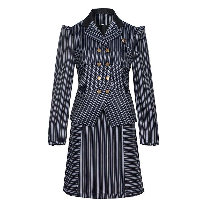 Maagiline kuri nõid Ephros Ozi võlur Halloweeni mantel lavaetendus täiskasvanutele cosplay must