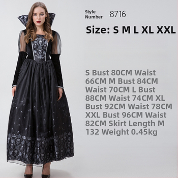 Halloweeni kostüüm, Cos Suit, vampiir, nõid, kuradikostüüm, vampiiri kostüüm, kleit