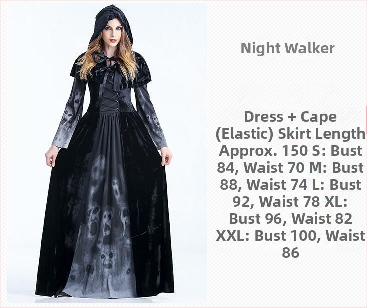 Halloweeni kostüüm, Cos Suit, vampiir, nõid, kuradikostüüm, vampiiri kostüüm, kleit