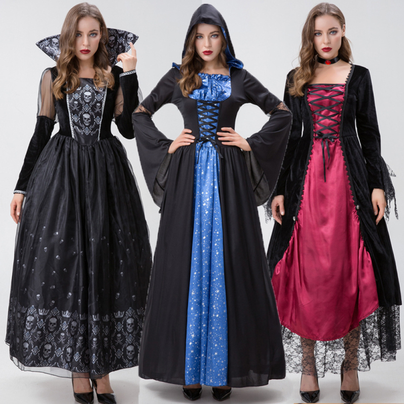 Helovīna kostīms Cos Suit Vampīra raganas velna kostīms Vampīra Cosplay kostīms