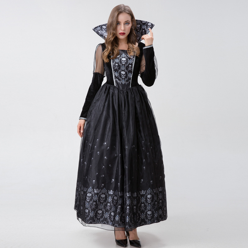 Halloweeni kostüüm, Cos Suit, vampiir, nõid, kuradikostüüm, vampiiri kostüüm, kleit