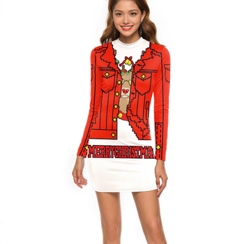 Halloweenske večerné šaty na predstavenie, párty šaty s potlačou telového tkaniva, spojené šaty s lebkou, úzke šaty