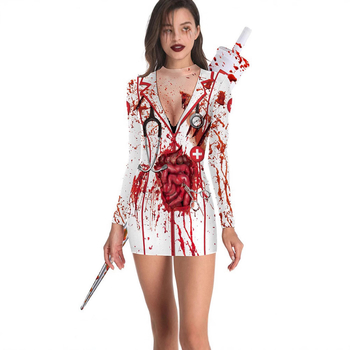 Halloweenske večerné šaty na predstavenie, párty šaty s potlačou telového tkaniva, spojené šaty s lebkou, úzke šaty