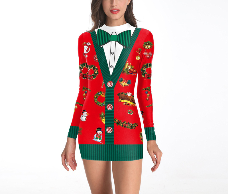 Halloweenske večerné šaty na predstavenie, párty šaty s potlačou telového tkaniva, spojené šaty s lebkou, úzke šaty