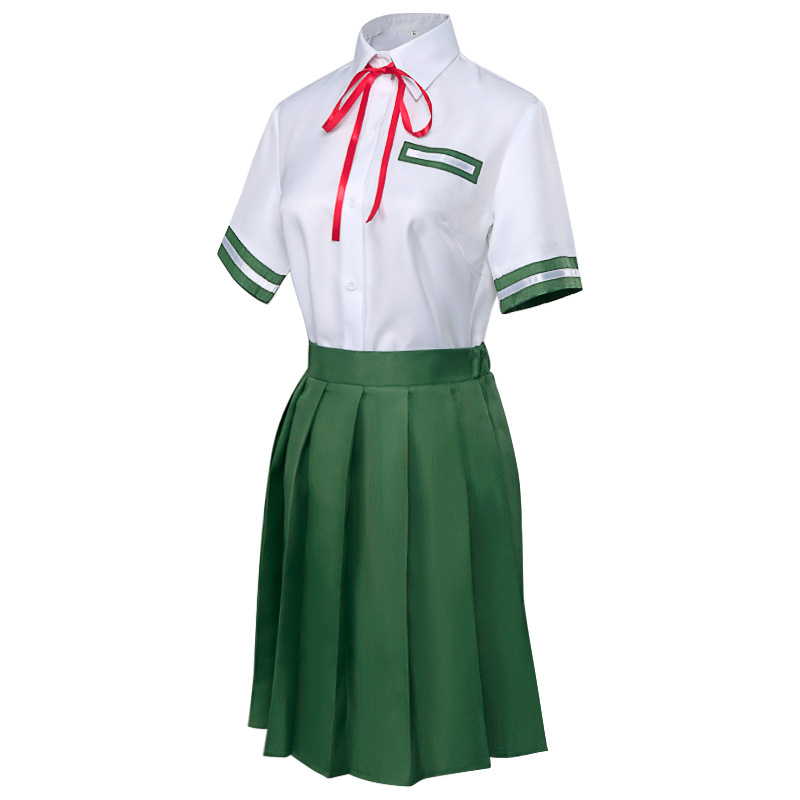 Ling Ya Hu Lo Cos Isho Ling Ya cosplay kostüüm filmile samas stiilis kolledži lühikeste varrukatega särkide komplekt cos